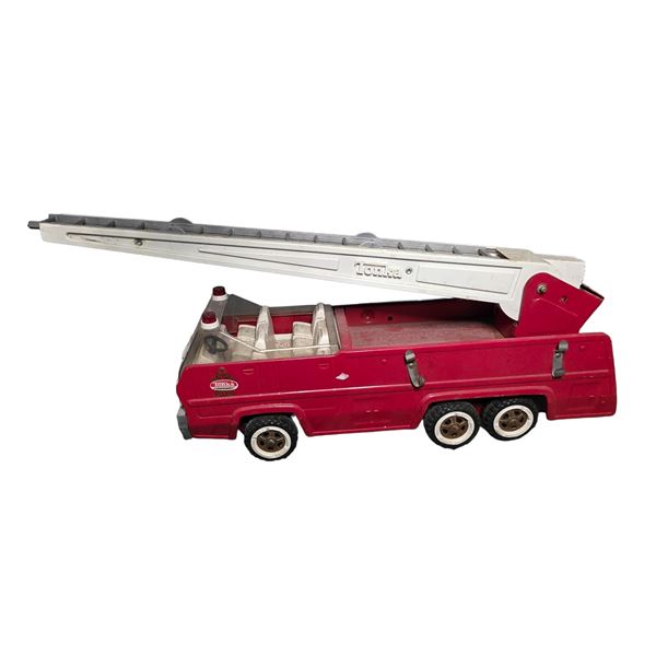 Tonka Fire Truck with Extendable Ladder - Vintage Toy Vehicle