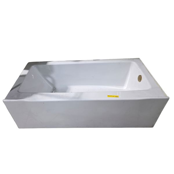 White Bathtub 59.5in L