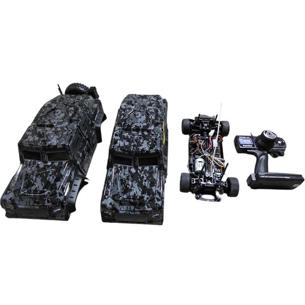 RC Tactical Unit Style Truck with Chassis & Electronics (Untested)