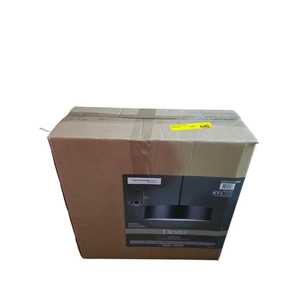 Hampton Bay â€œDexterâ€ Black Pendant Light Fixture & Plastic Kitchen Sto