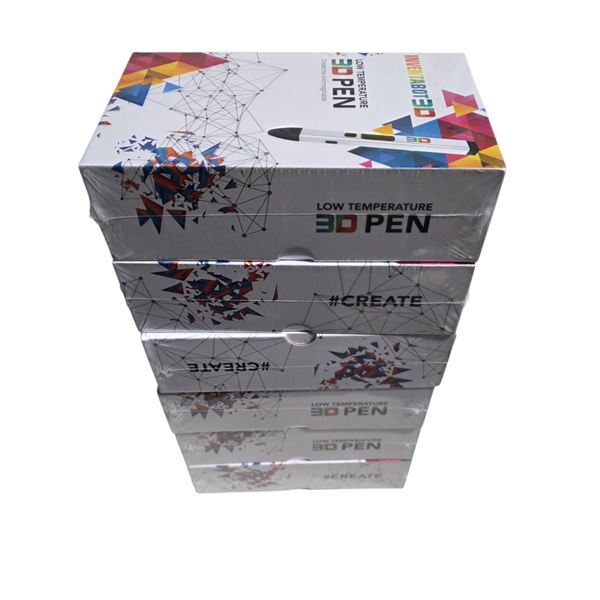 Group of 6x BNIB Inventabot Low Temperature 3D Pen