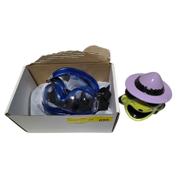 Group of Clear Goggles