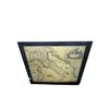 Image 1 : Framed Picture of Italy Approx. 45in W x 38.5in H