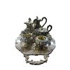 Image 2 : Silverplate Tea & Coffee Services Set w/Serving Tray, Creamer & Sugar Bowl