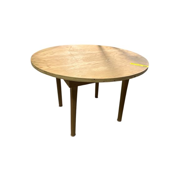 Round Wooden Coffee Table