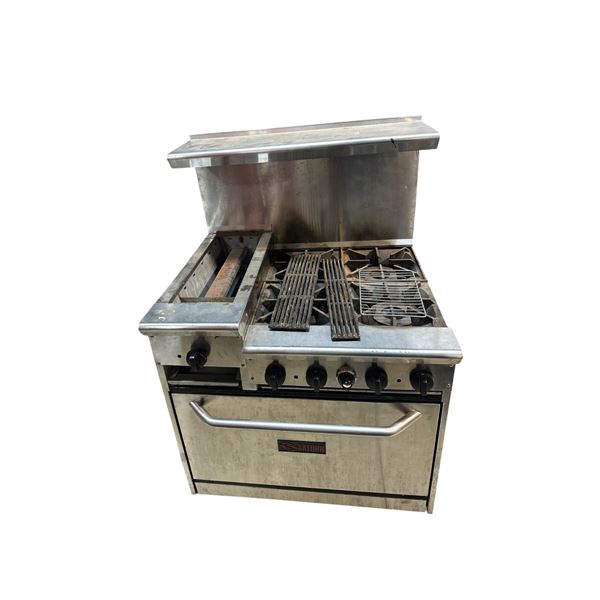Saturn Commercial Gas Range with Oven