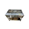 Image 1 : Commercial Stainless Steel Bain-Marie / Food Warmer Station (3 Well)