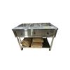 Image 2 : Commercial Stainless Steel Bain-Marie / Food Warmer Station (3 Well)