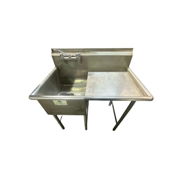Commercial Stainless Steel Utility Sink with Counter