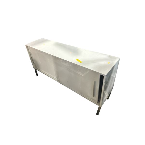 White Double Door Media Table