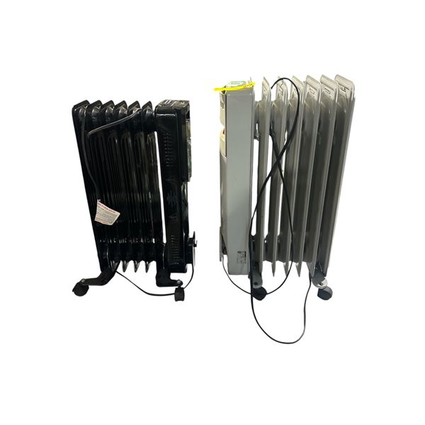 Group of 2 Black & White Heater