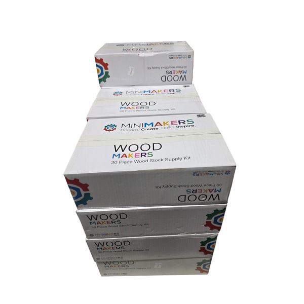 Mini Makers - Large group of BNIB 30-pcs Woodstock Craft Supply Kit (approx. 13 boxes)