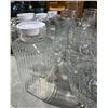 Image 3 : Large group of Glassware & Crystalware - includes assorted decorative vases, Bowls & Carafes