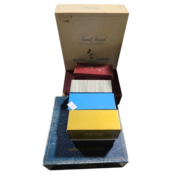 Group of Vintage Trivial Pursuit Board Games - includes Family Limited Edition Walt Disney (might be
