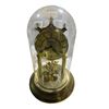 Image 4 : Vintage Gruen Anniversary Clock Glass Dome & Brass Hourglass Sand Timer