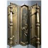 Image 4 : Group of Collection of Antique Style Brass Door Hardware & Handles - includes Set of Dragon Handles,