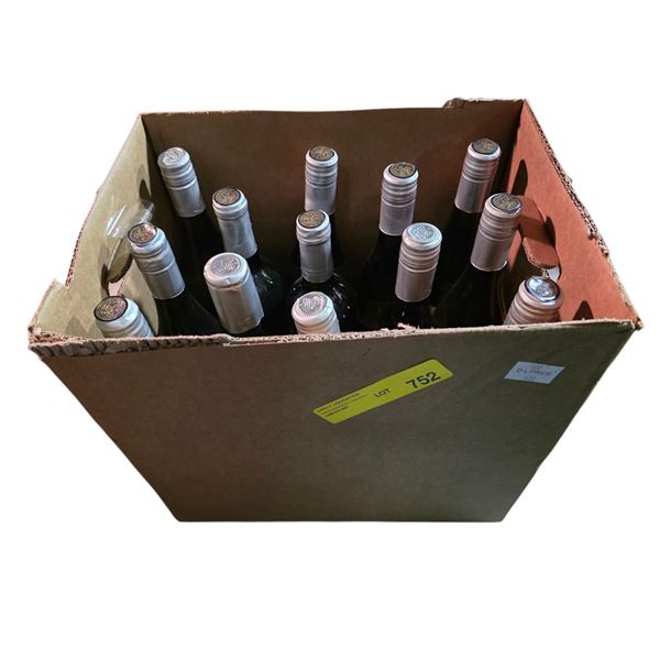 Movie Set Dec Group of approx 13 assorted de-alcoholized Wine Bottles (Props)