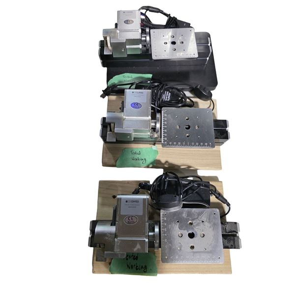 Group of 3 Mini Makers Mini Metal Sanding Machine - Model MC01036 (Tested - Working Condition)