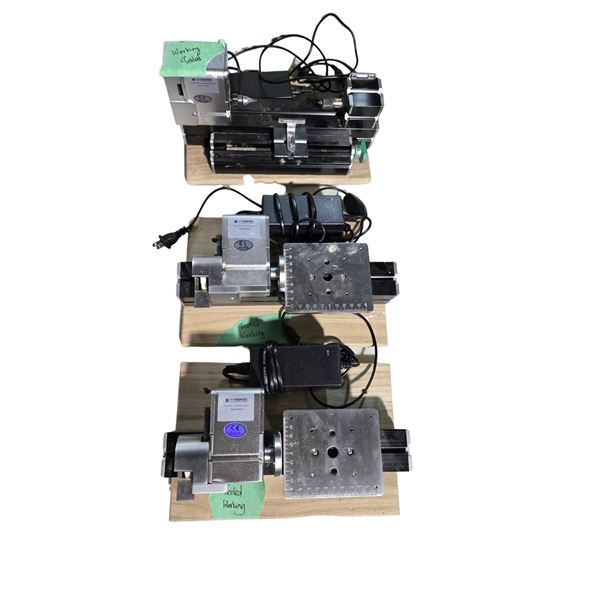 Group of 3 Mini Makers Mini Metal Sanding Machine - Model MC01036 (Tested - Working Condition)