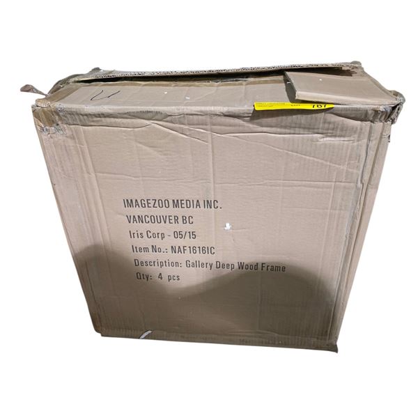 BNIB Gallery Deep Wood Frame Pictures - approx. 4pcs