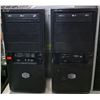 Image 2 : Group of 5 Computer Towers - includes 2 Cooler Master, ThinkStation & Set of 2 HP (Not Tested)