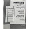 Image 9 : Liebherr Build-In 1-Door Refrigerator/Freezer w/ Dark BLue Gold Frame - Model HC 1540/1541, R.V. $8,