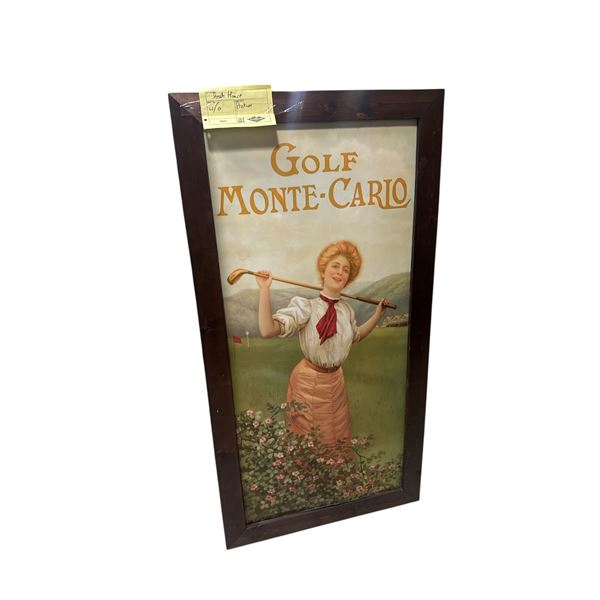 Golf Monte-Carlo Framed Picture