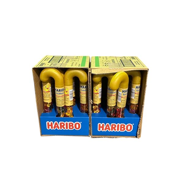 2 Boxes of Haribo Gummy Bear Canes