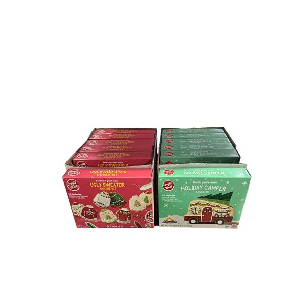 2 Boxes of Ugly Sweater Kit & Holiday Camper Cookie Kit
