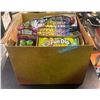 Image 2 : Box of Various Candy - Fun Dip, Hawaiian Punch Candy Chew, Zappo Candy, Crunchy Crystals, Etc.