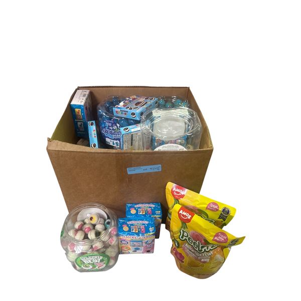 Box of Various Candy - Every Burger, Eyeball Candy, Asian Candy, Etc.