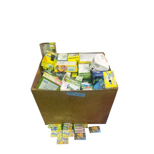 Box of Various Candy - Hi-Chew, Various Gum, Asian Candy, Etc.