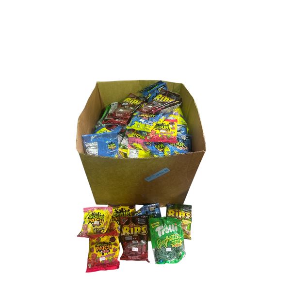 Box of Various Candy - Various Sour Patch Kids