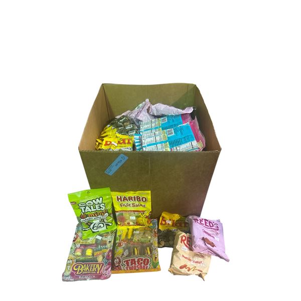 Box of Various Candy - Taco Twosday, Bakery Shopped, Etc
