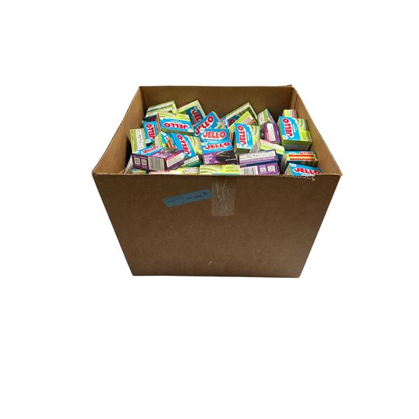 Box of Various Candy - Various Jello - Chocolate Fudge, Pistachio, Etc.