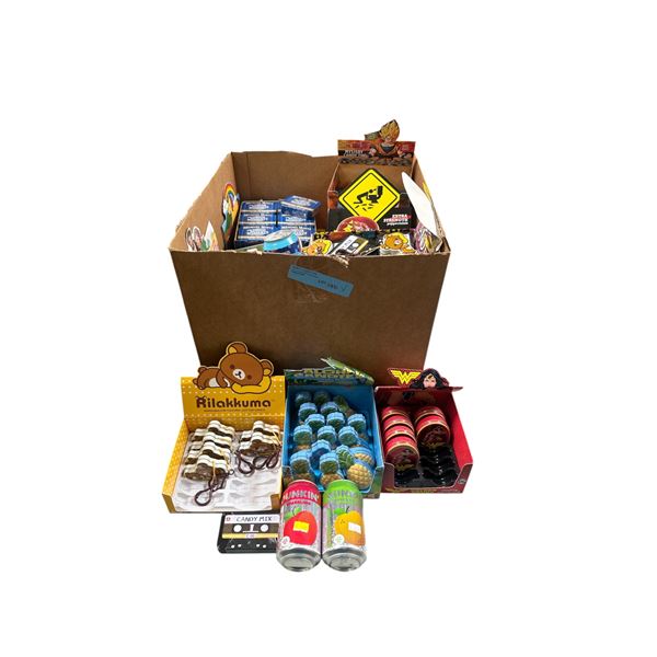 Box of Various Candy - Marshmallow Sweets, Various Soda, Candy Mix, Dragon Ball Mystery Candy Tin, W