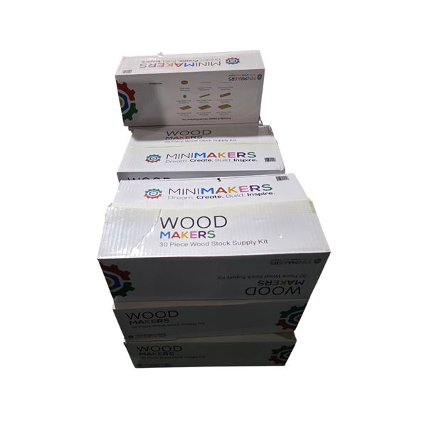 Wood Makers 30-pcs Wood Stock Supply Kit (Approx. 10 Boxes - 1 Open)