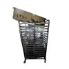 Image 1 : Restaurant Equipment Stainless Steel Serving Tray Rack - approx. 3ft x 70" H