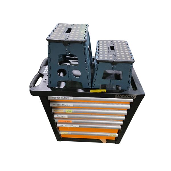 Harden 7-Drawers Trolly Tools (as-is - includes contents)