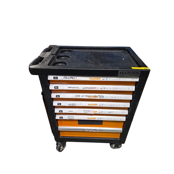 Harden 7-Drawers Trolly Tools with wheels (as-is - includes contents)