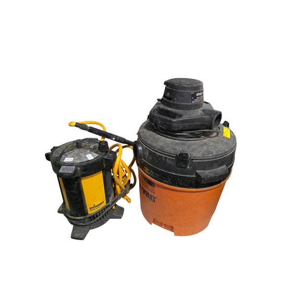 Shop-Vac Industrial Vacuum (Parts) & Wagner Paint Power Roller (Used Condition - Not Tested)