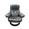 Image 1 : Stressless Black Leather Reclining Chair