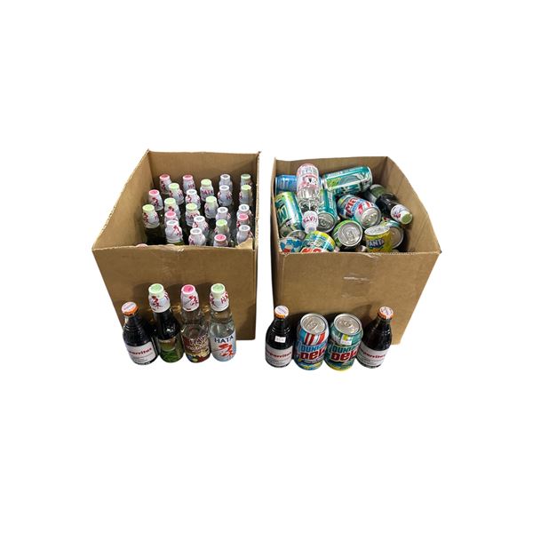 2x Boxes of Various Soda - Mountain Dew Various Flavours, Hata, Various Flavours, Etc.