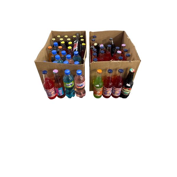 2x Boxes of Fanta, Putin Punch, Jones Soda, Shirley Temple, Sour-Puss, Etc.