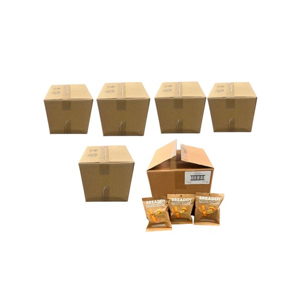 Group of 6 Boxes of Breaddy Flavoured Bread Chips - Mushroom 24/Per Box