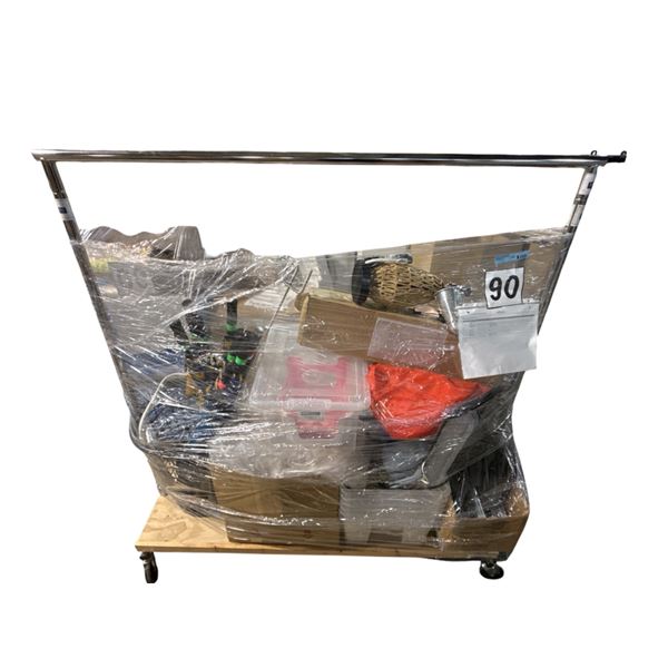 Group of Misc - Umbrellas, Totes, Lamps, Wardrobe Bars, Etc.