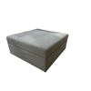 Image 2 : Large Grey Upholstered Ottoman
