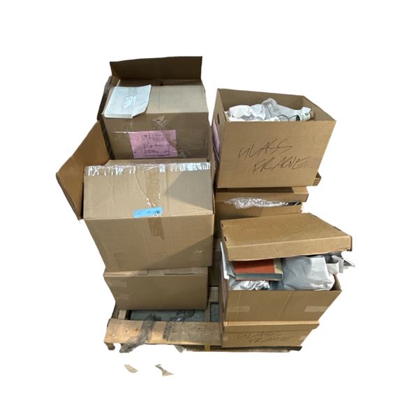 Surprise Pallet of Movie Set Dec - Prop Alcohol, Faux Plant, Projector, Books, Etc.