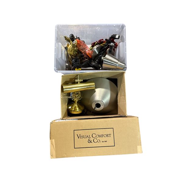 Group of Various Style Lamps