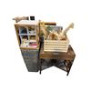 Image 1 : Movie Set Dec Group of Decorative & Furniture - includes wooden crate/Vintage Style Rattan Bamboo Se